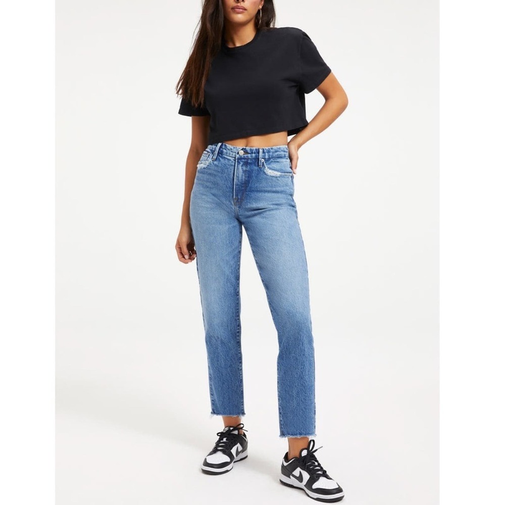 NWT Good American Good Vintage with Frayed Hem Size 4 / 27